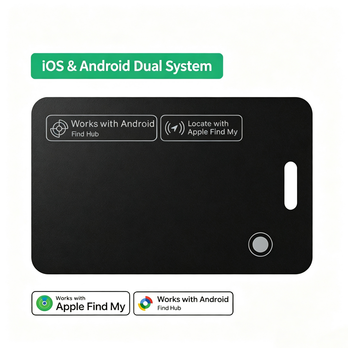 TrackTag card tracker thickness compared to credit cards