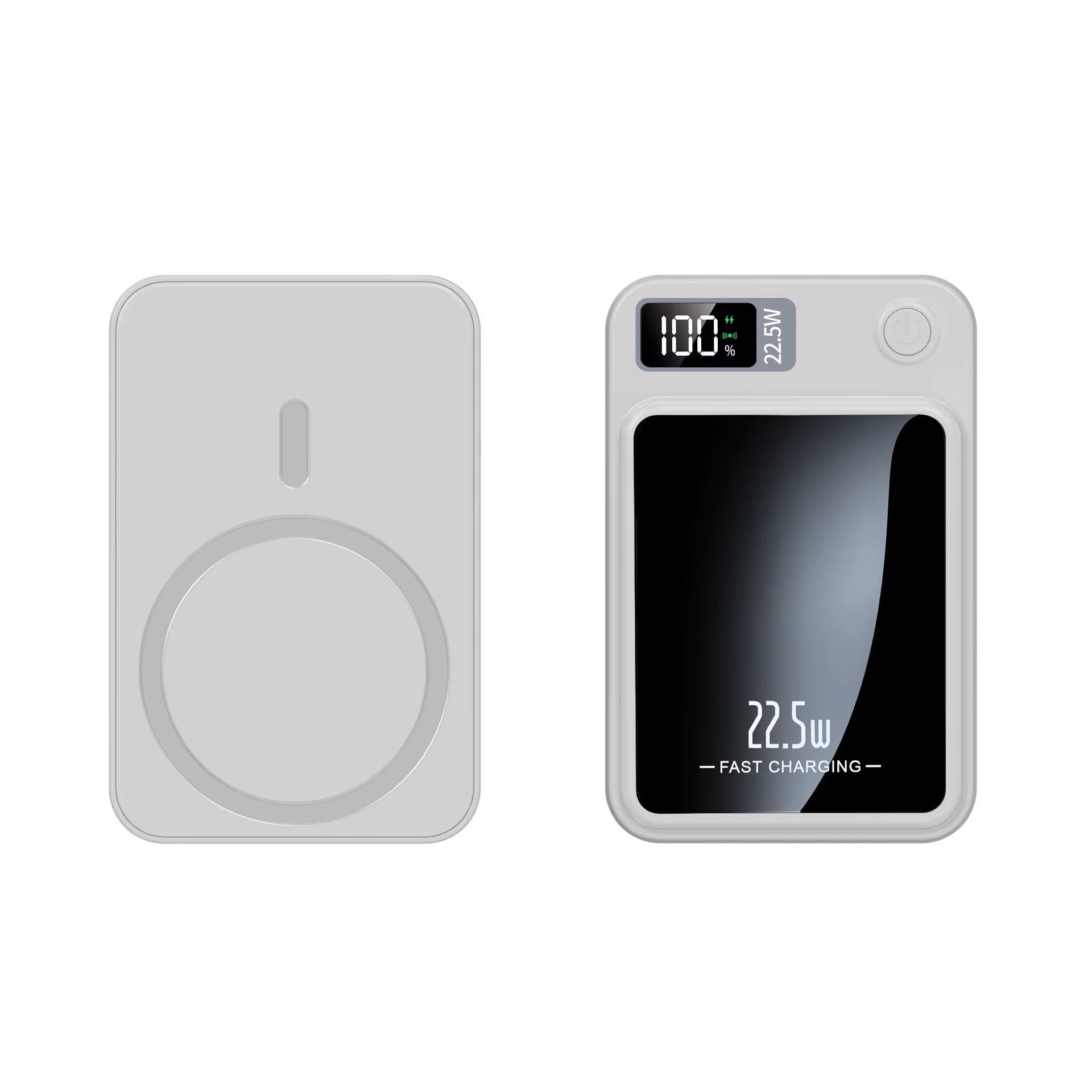 Magnetic Wireless Charging Power Bank USB Fast Charger