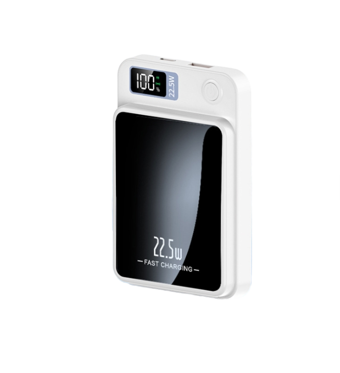 Magnetic Wireless Charging Power Bank USB Fast Charger