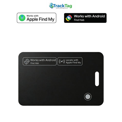 TrackTag dual smart card finder wallet tracker, front view